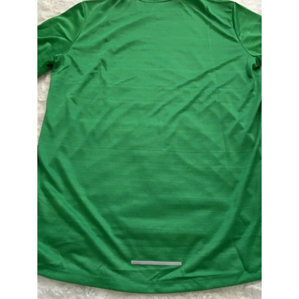 Nike Dri Fit KENYA TEAM ISSUED RUNNING SHIRT GREEN CT0105- 320 Men's Sz L NO TAG